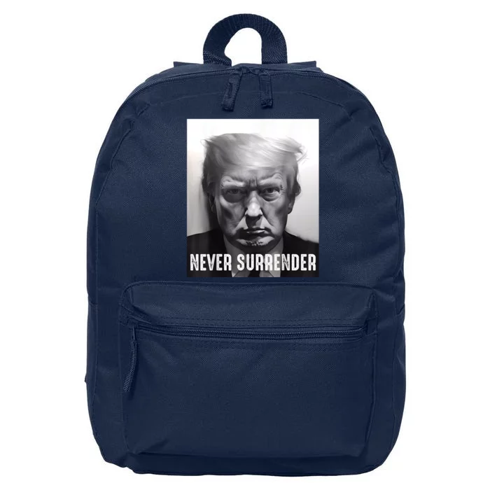 Donald Trump Never Surrender August 24 2024 16 in Basic Backpack