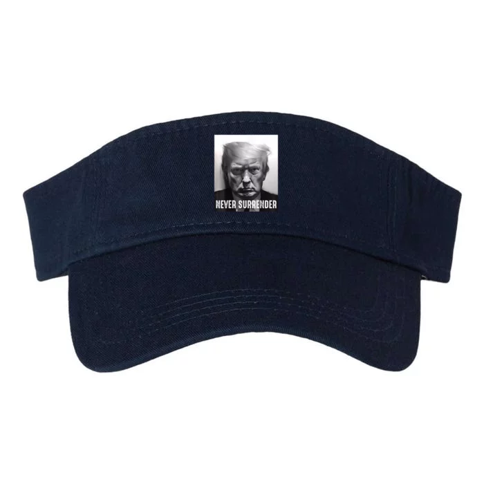 Donald Trump Never Surrender August 24 2024 Valucap Bio-Washed Visor