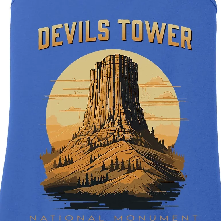 Devils Tower National Monument Wyoming Ladies Essential Tank