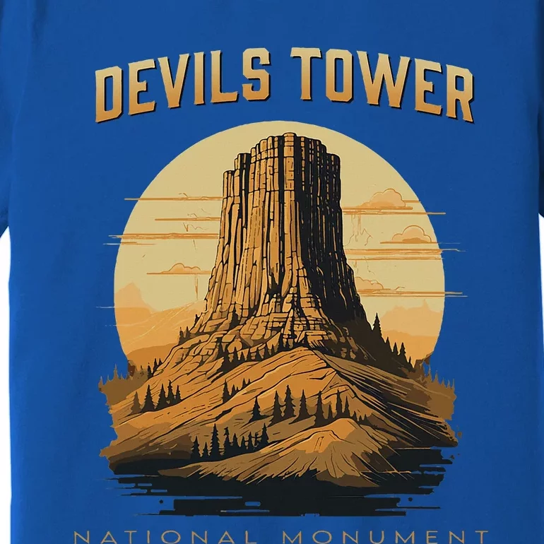 Devils Tower National Monument Wyoming Premium T-Shirt