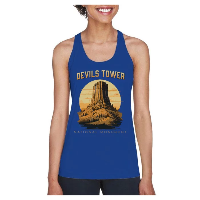 Devils Tower National Monument Wyoming Women's Racerback Tank