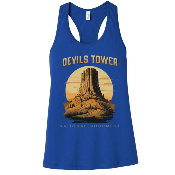 Devils Tower National Monument Wyoming Women's Racerback Tank