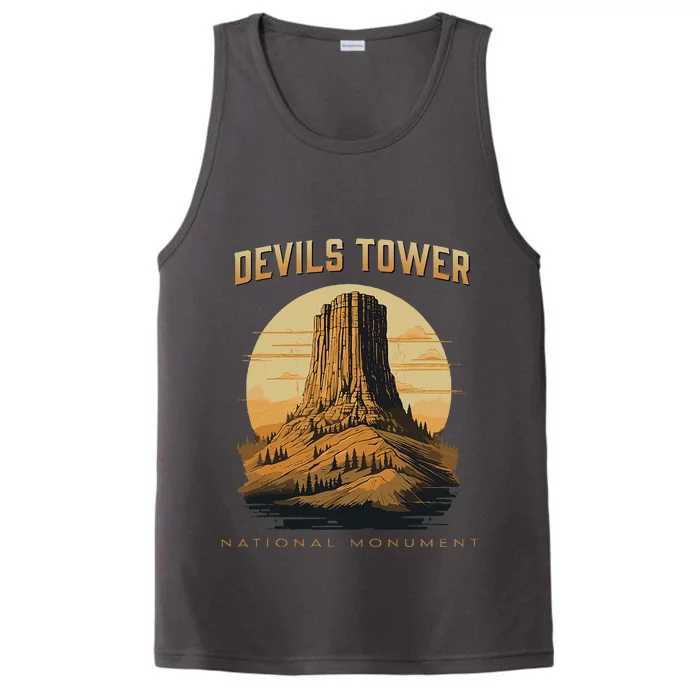 Devils Tower National Monument Wyoming Performance Tank