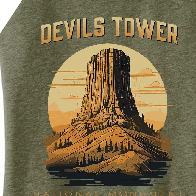 Devils Tower National Monument Wyoming Women’s Perfect Tri Rocker Tank