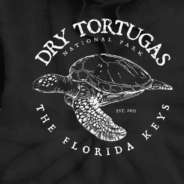 Dry Tortugas National Park Florida Keys Scuba Diving Turtle Tie Dye Hoodie