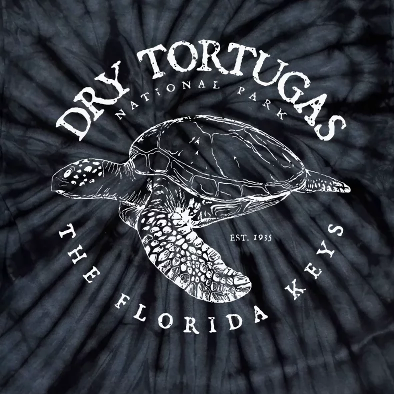 Dry Tortugas National Park Florida Keys Scuba Diving Turtle Tie-Dye T-Shirt