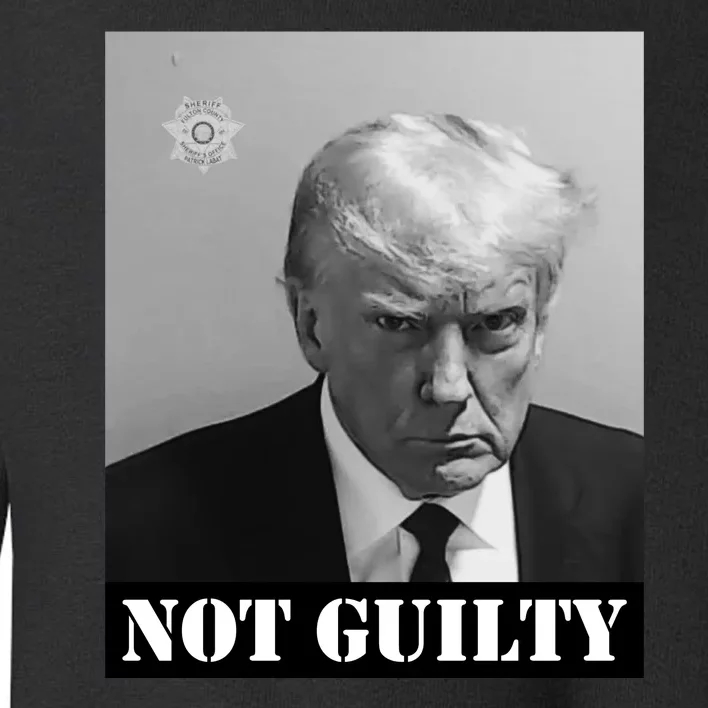 Donald Trump Not Guilty Mugshot Toddler Sweatshirt