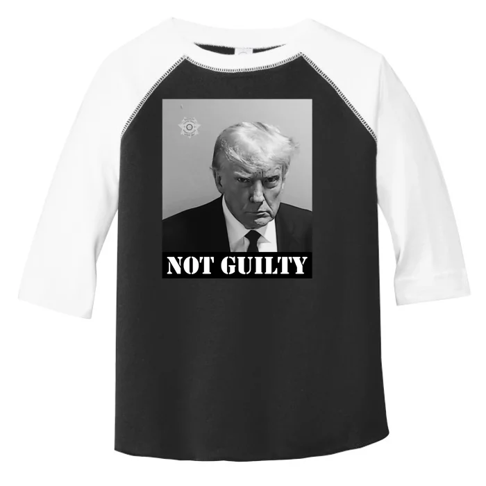 Donald Trump Not Guilty Mugshot Toddler Fine Jersey T-Shirt