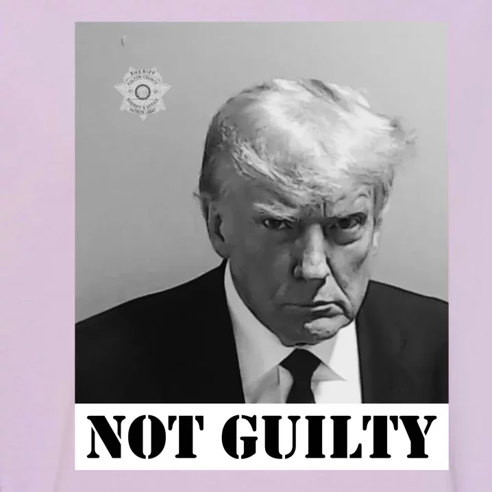 Donald Trump Not Guilty Mugshot Garment-Dyed Sweatshirt