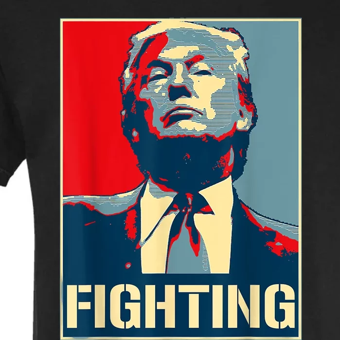 Donald Trump Never Stop Fighting To Save America Garment-Dyed Heavyweight T-Shirt