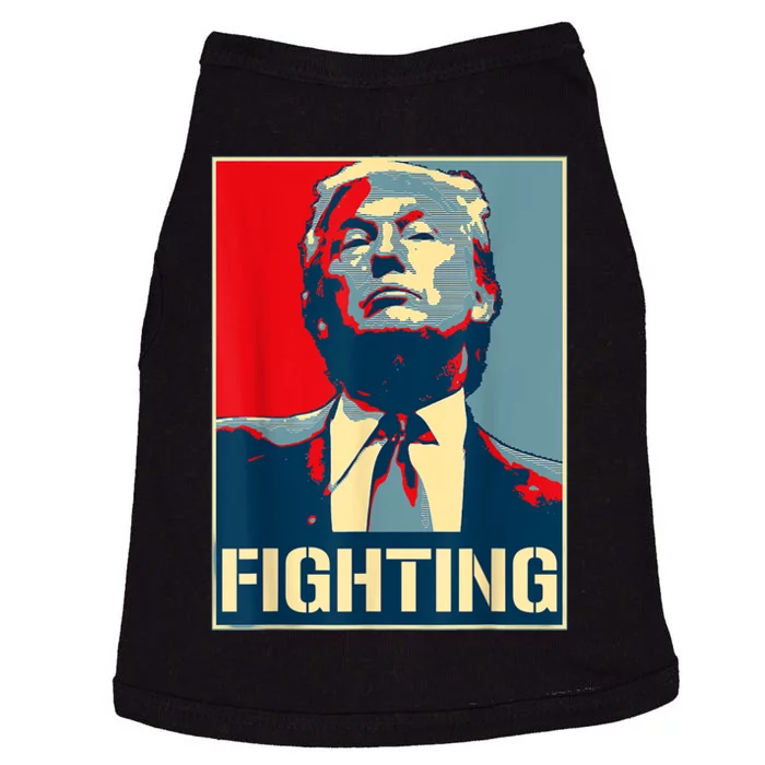 Donald Trump Never Stop Fighting To Save America Doggie Tank