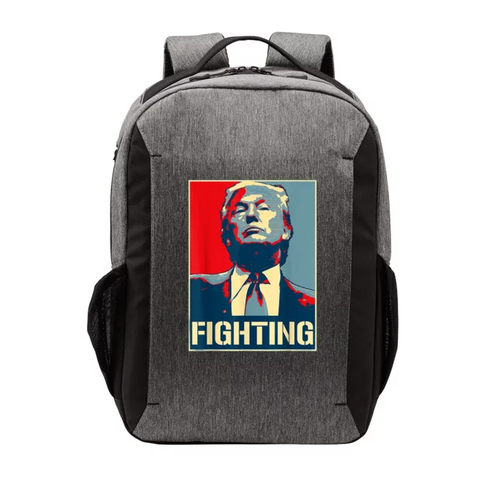 Donald Trump Never Stop Fighting To Save America Vector Backpack