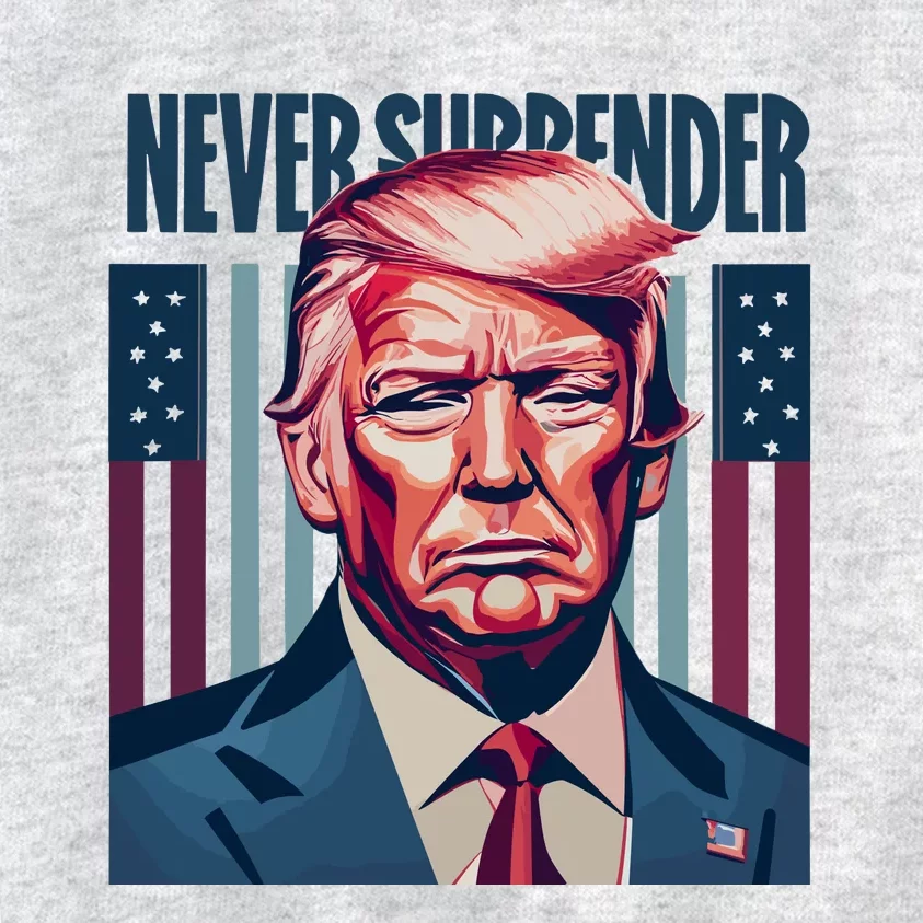 Donald Trump Never Surrender Kids Sweatshirt