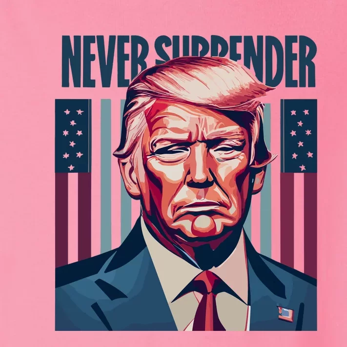 Donald Trump Never Surrender Toddler Long Sleeve Shirt