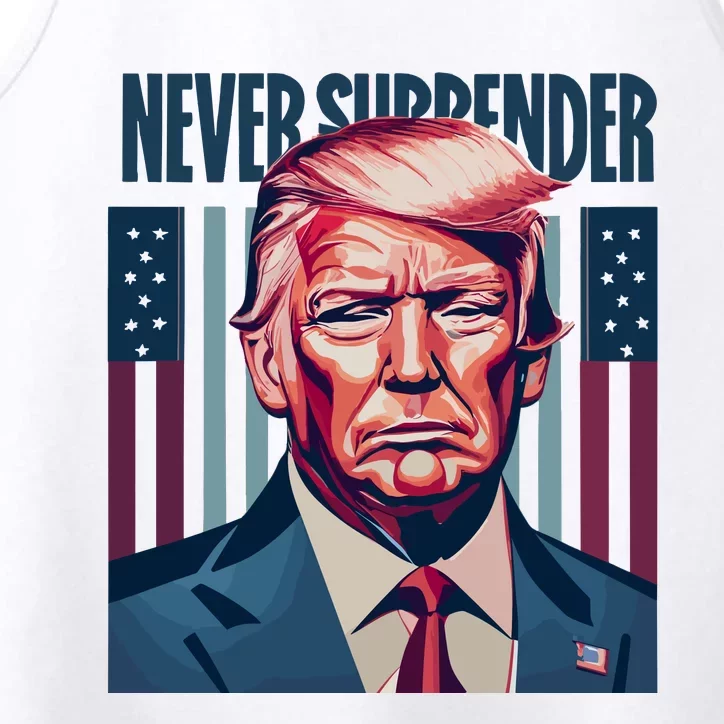 Donald Trump Never Surrender Performance Tank