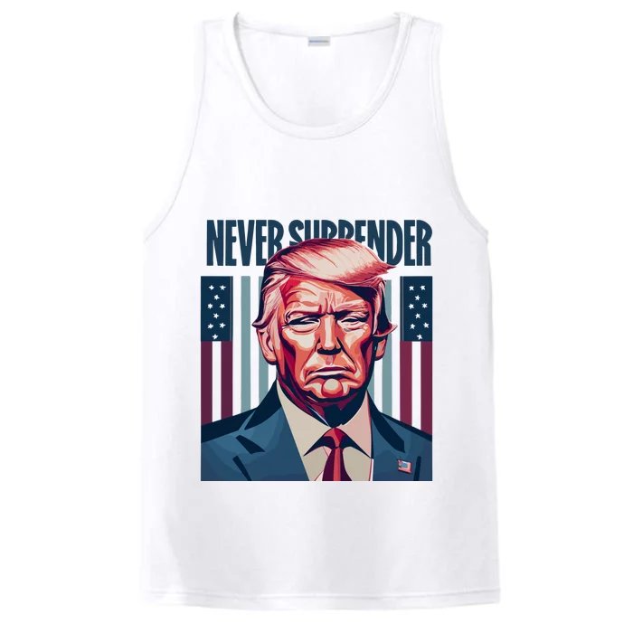 Donald Trump Never Surrender Performance Tank