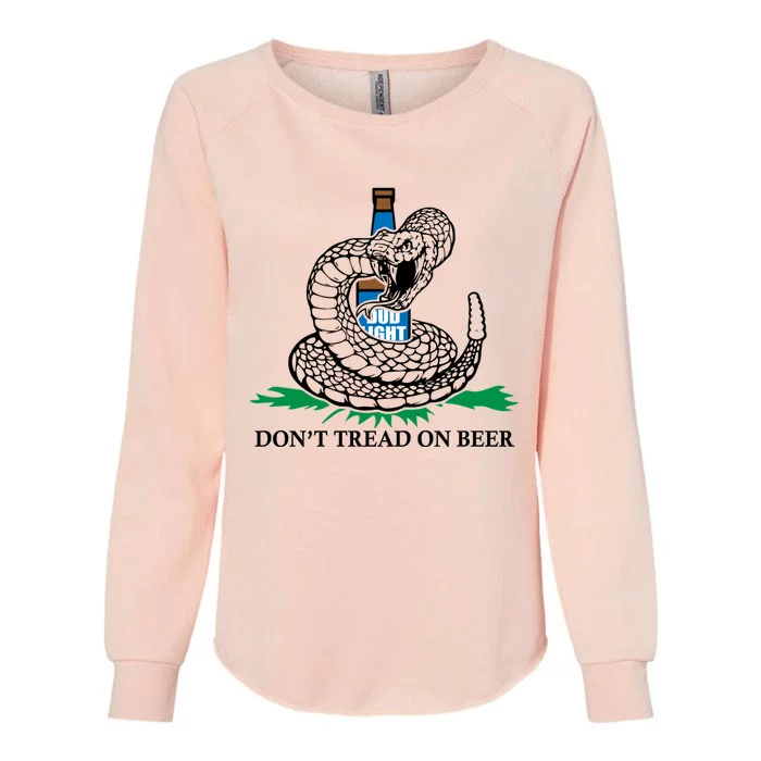 Dont Tread On Beer Funny Patriot America Usa Freedom Lover Gift Womens California Wash Sweatshirt