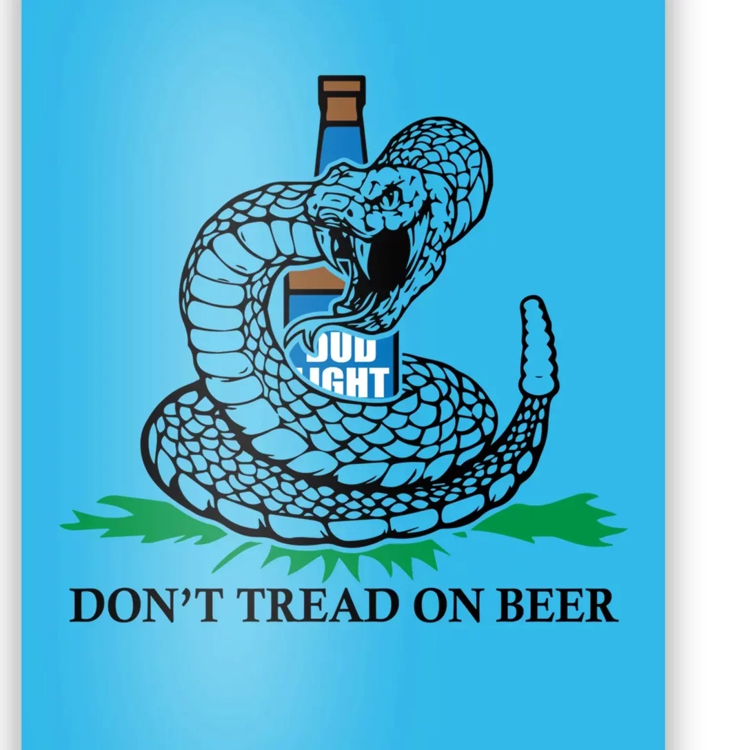 Dont Tread On Beer Funny Patriot America Usa Freedom Lover Gift Poster