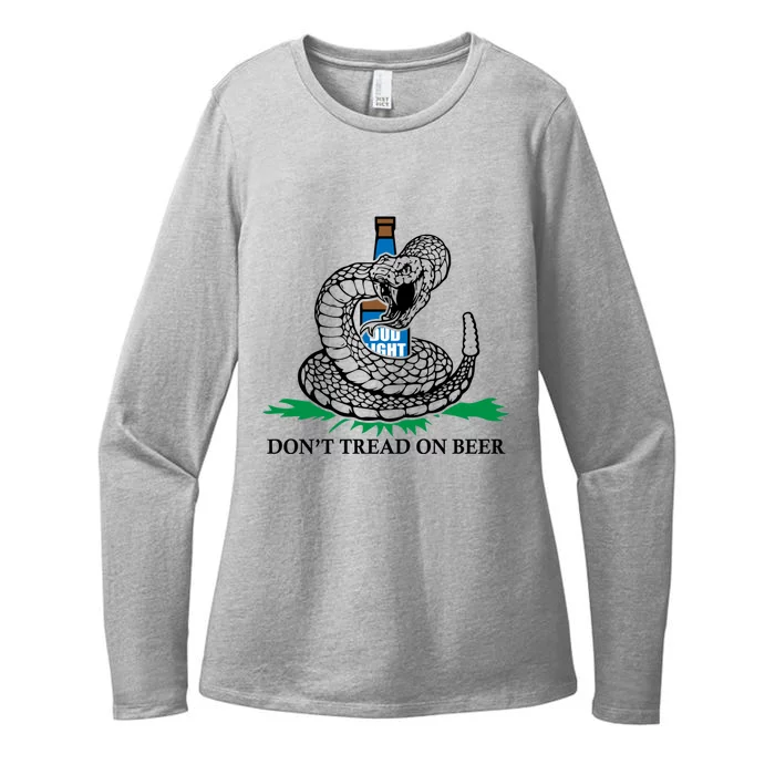 Dont Tread On Beer Funny Patriot America Usa Freedom Lover Gift Womens CVC Long Sleeve Shirt