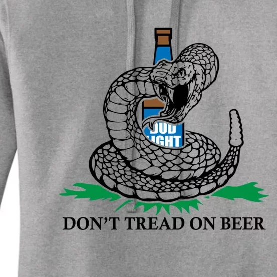 Dont Tread On Beer Funny Patriot America Usa Freedom Lover Gift Women's Pullover Hoodie