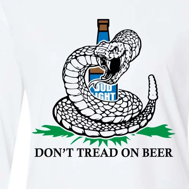 Dont Tread On Beer Funny Patriot America Usa Freedom Lover Gift Womens Cotton Relaxed Long Sleeve T-Shirt