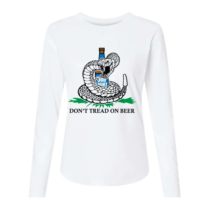 Dont Tread On Beer Funny Patriot America Usa Freedom Lover Gift Womens Cotton Relaxed Long Sleeve T-Shirt