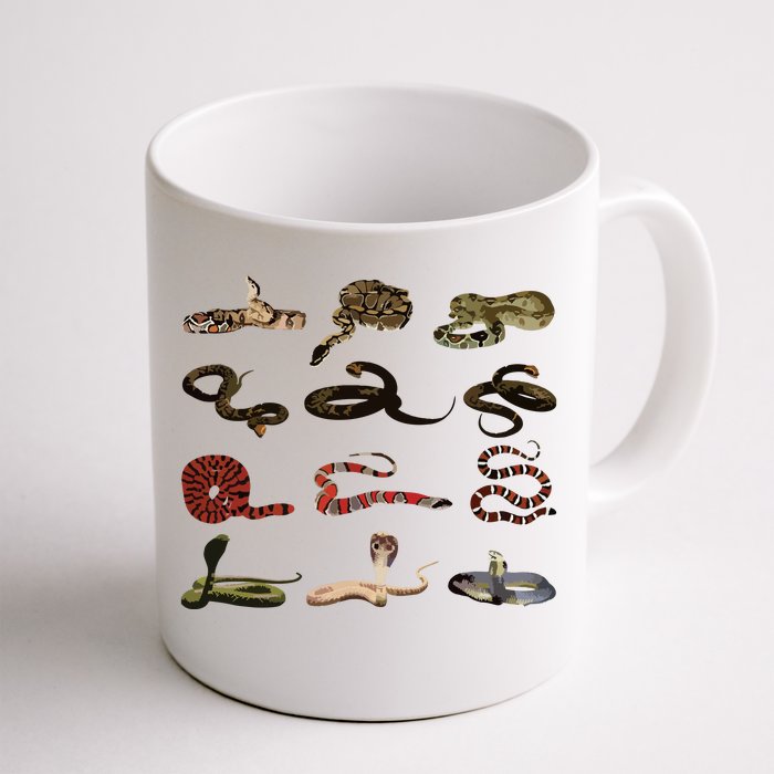 Different Types Of Snakes Boy Girl Educational Serpent Front & Back Coffee Mug