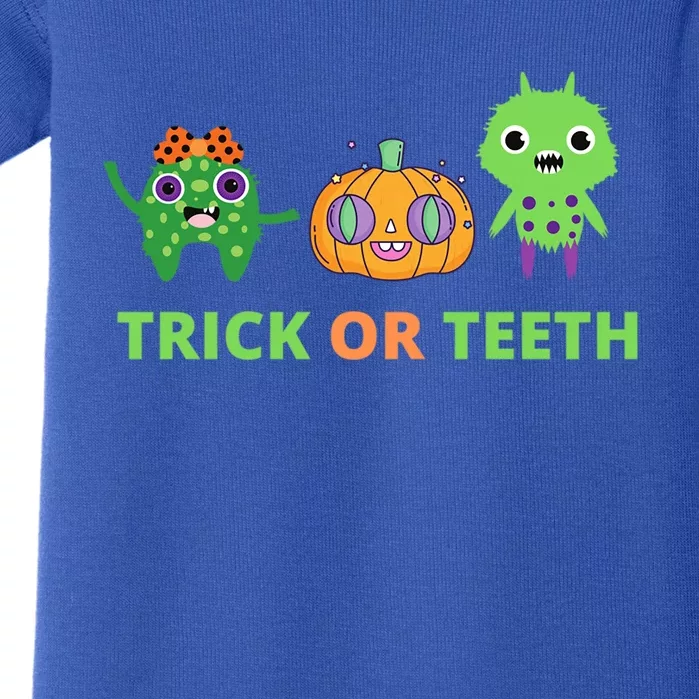 Dental Trick Or Teeth Costume Cool Gift Baby Bodysuit