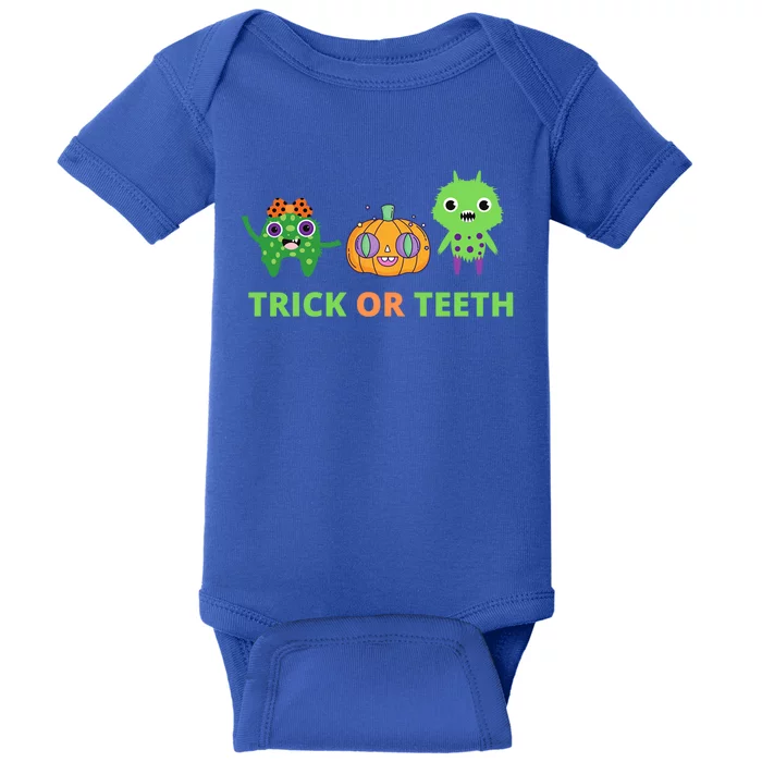 Dental Trick Or Teeth Costume Cool Gift Baby Bodysuit