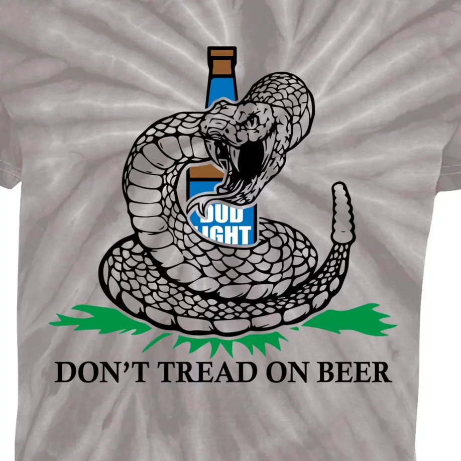 Dont Tread On Beer Funny Patriot America Usa Freedom Lover Funny Gift Kids Tie-Dye T-Shirt