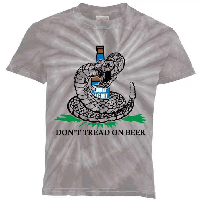 Dont Tread On Beer Funny Patriot America Usa Freedom Lover Funny Gift Kids Tie-Dye T-Shirt