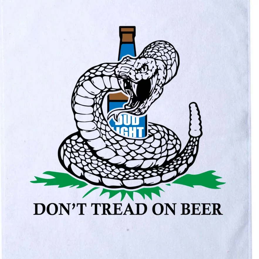 Dont Tread On Beer Funny Patriot America Usa Freedom Lover Funny Gift Platinum Collection Golf Towel