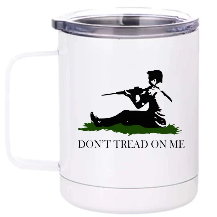 Don't Tread On Me Free Kyle Rittenhouse Front & Back 12oz Stainless Steel Tumbler Cup