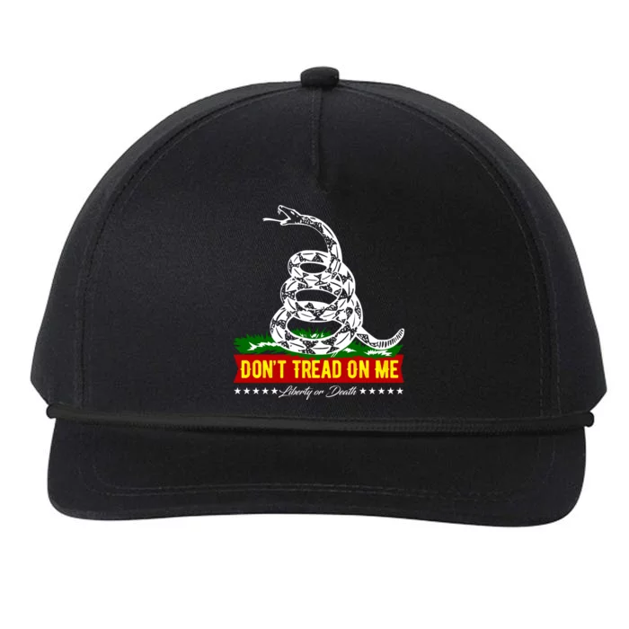 Dont Tread On Me Liberty Or Death Come & Take It Snapback Five-Panel Rope Hat