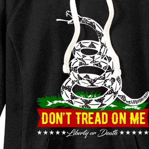 Dont Tread On Me Liberty Or Death Come & Take It Women's Fleece Hoodie