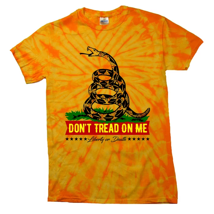 Dont Tread On Me Liberty Or Death Come & Take It Tie-Dye T-Shirt