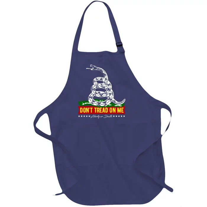 Dont Tread On Me Liberty Or Death Come & Take It Full-Length Apron With Pocket