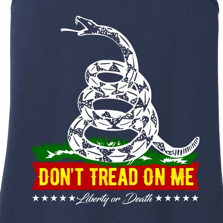 Dont Tread On Me Liberty Or Death Come & Take It Ladies Essential Tank