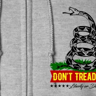 Dont Tread On Me Liberty Or Death Come & Take It Full Zip Hoodie