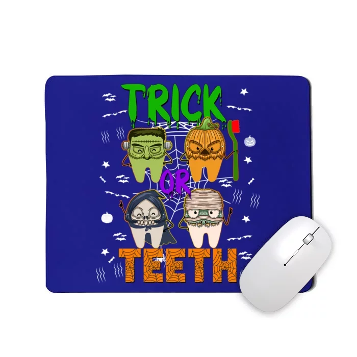 Dental Trick Or Teeth Dentist Coworkers Group Matching Meaningful Gift Mousepad