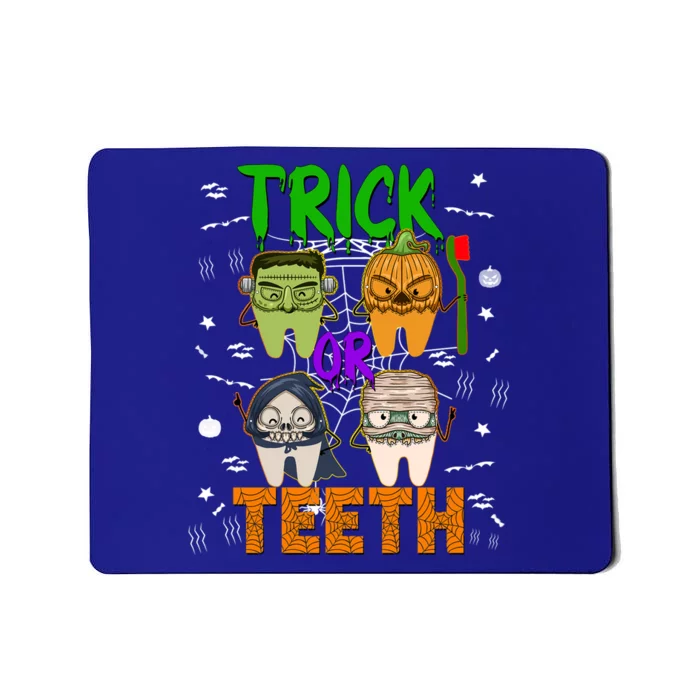 Dental Trick Or Teeth Dentist Coworkers Group Matching Meaningful Gift Mousepad