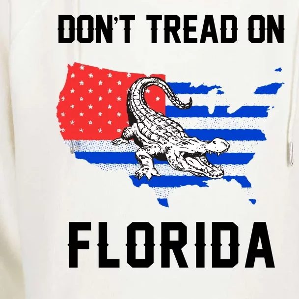 Don't Tread On Florida Womens Funnel Neck Pullover Hood