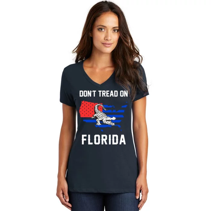 Don't Tread On Florida Women's V-Neck T-Shirt