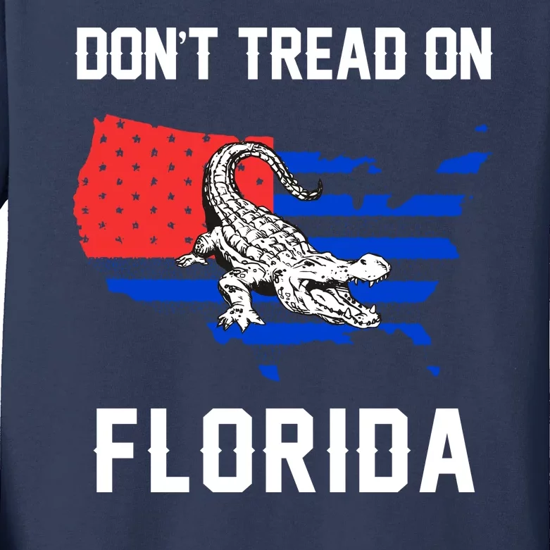 Don't Tread On Florida Kids Long Sleeve Shirt