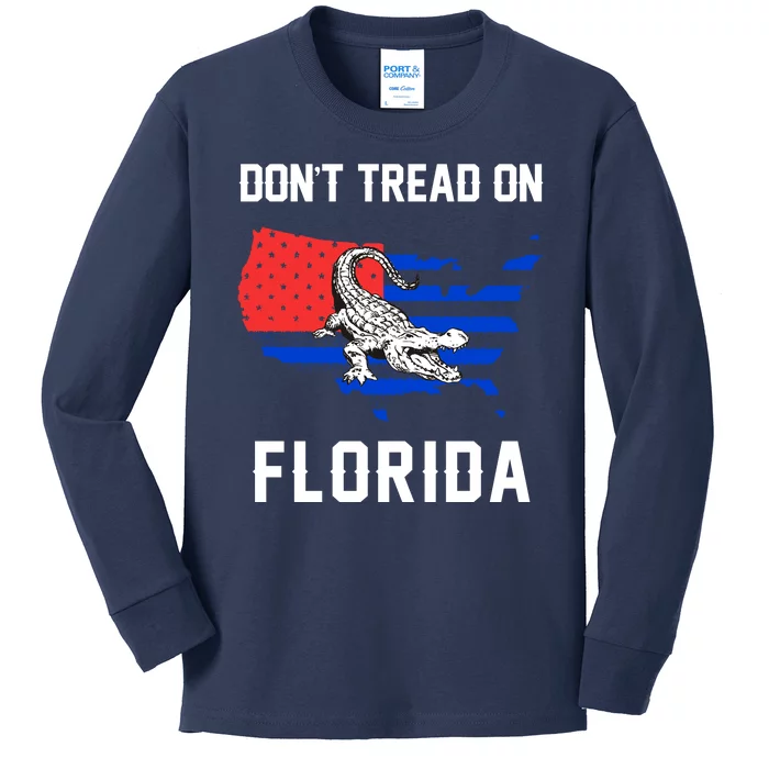 Don't Tread On Florida Kids Long Sleeve Shirt