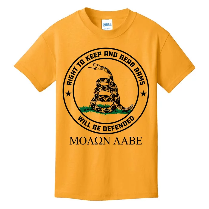 Dont Tread On Me Right To Keep & Bear Arms Come & Take It Kids T-Shirt