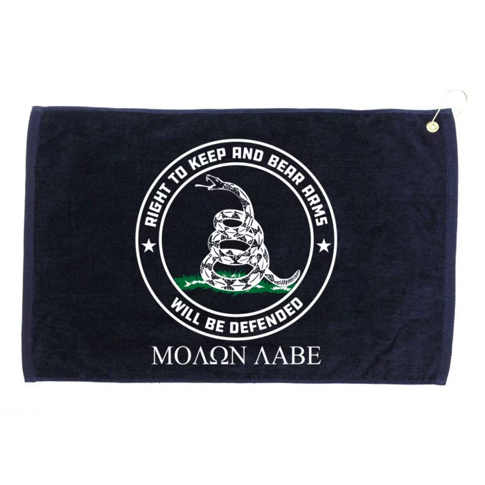 Dont Tread On Me Right To Keep & Bear Arms Come & Take It Grommeted Golf Towel