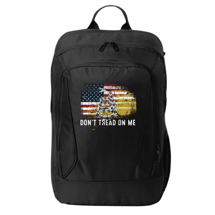 Dont Tread On Me USA Flag Rights Fight City Backpack