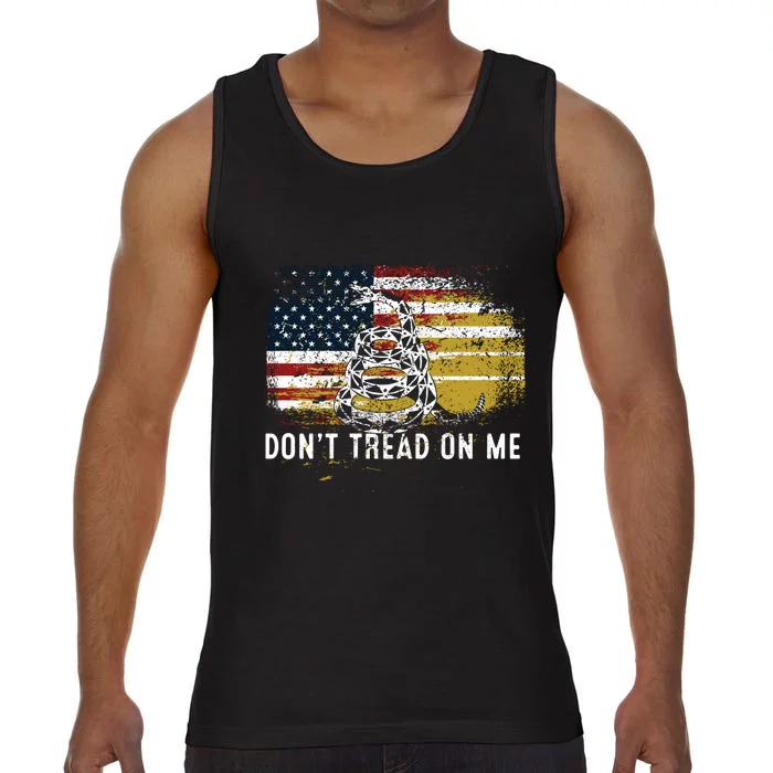 Dont Tread On Me USA Flag Rights Fight Comfort Colors® Tank Top