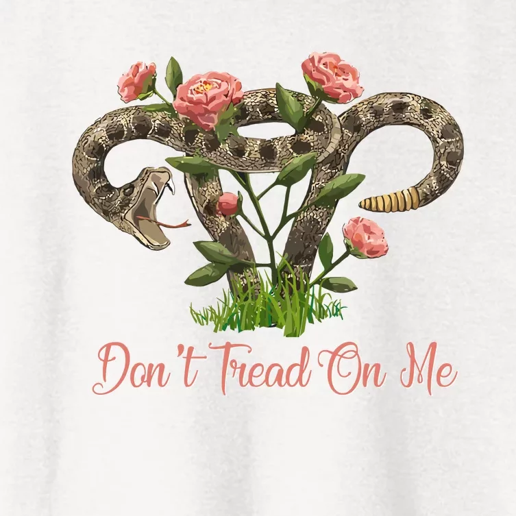 Don’T Tread On Me Women's Crop Top Tee